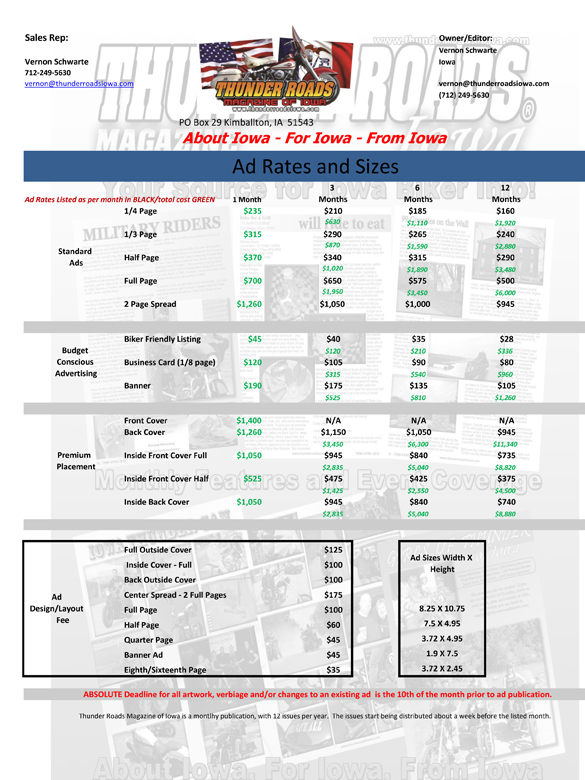 TRMI Ad Rates Vernon